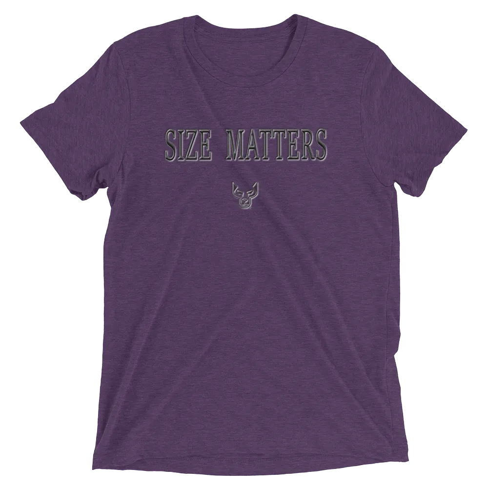 Short sleeve t-shirt, Size Matters