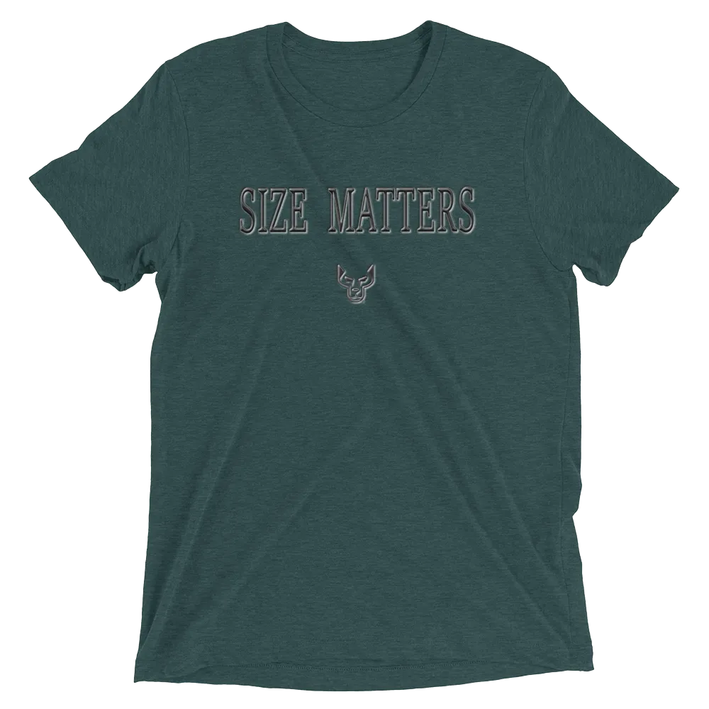 Short sleeve t-shirt, Size Matters