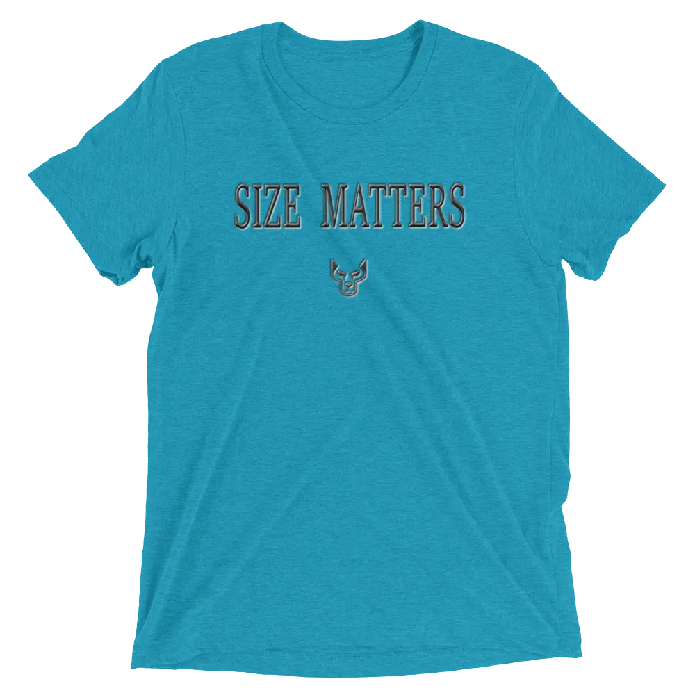 Short sleeve t-shirt, Size Matters