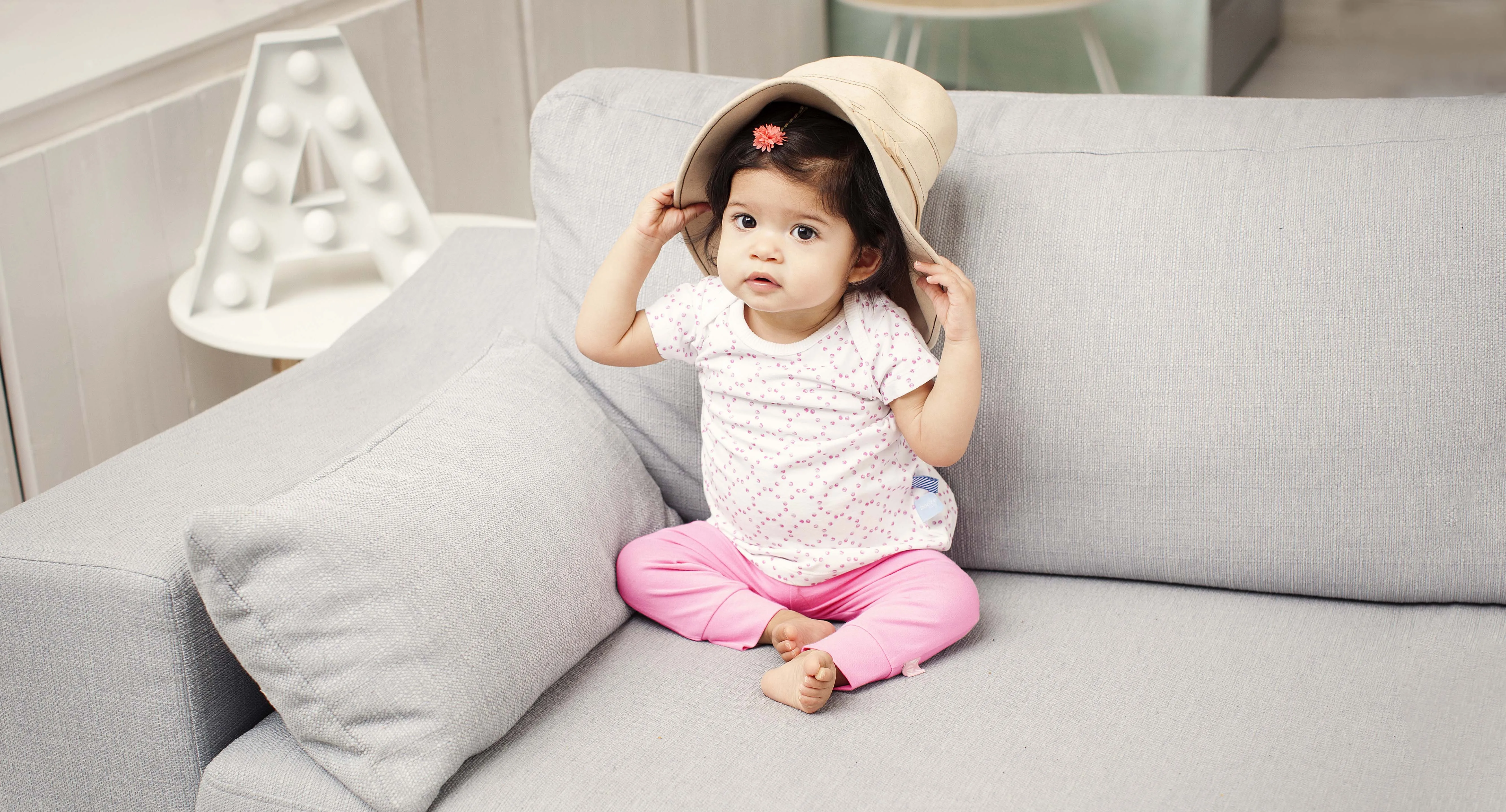 Snoozebaby T-shirt ss stamped dot Funky Pink - 4 Sizes