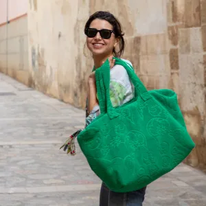 Socco Terry Large Tote - Vert Mallorca