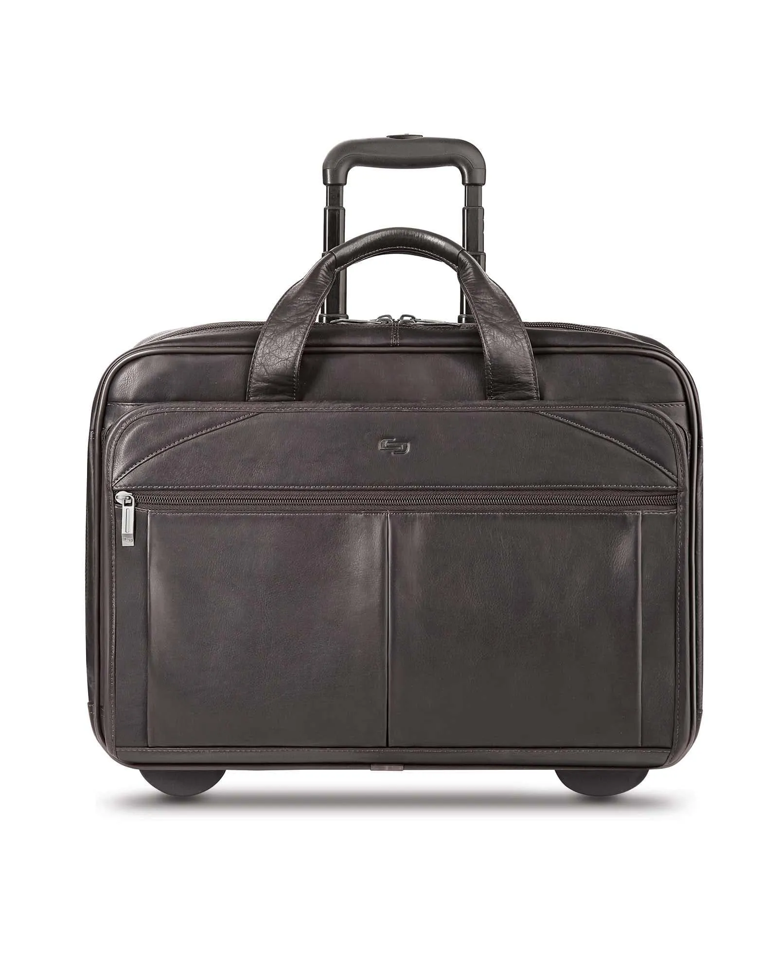 Solo Vintage Walker Leather Rolling Case