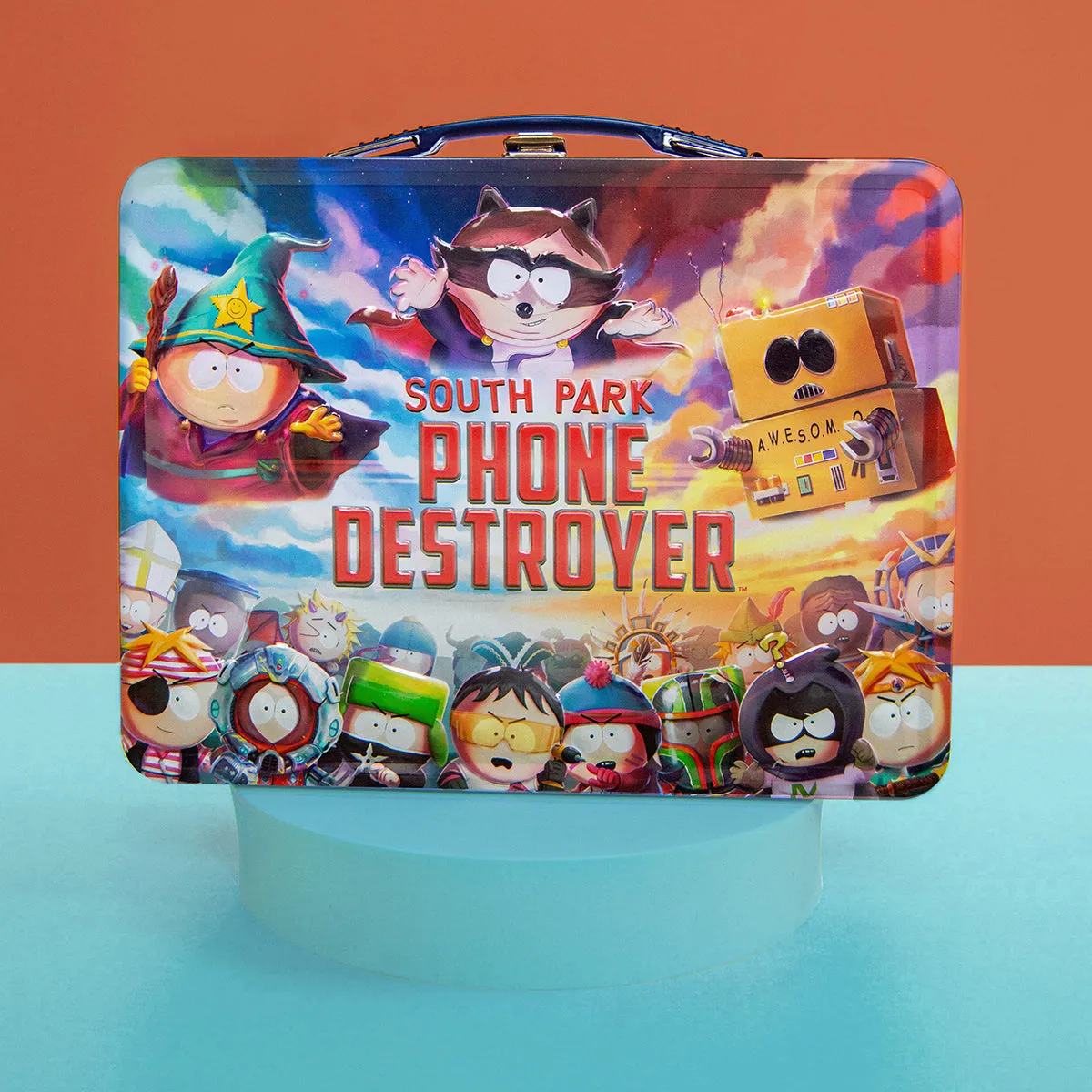 South Park Phone Destroyer Vintage Tin Lunch Box