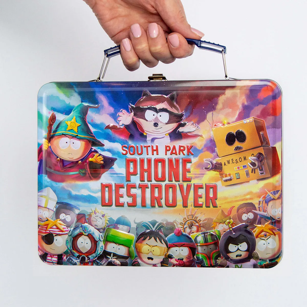 South Park Phone Destroyer Vintage Tin Lunch Box