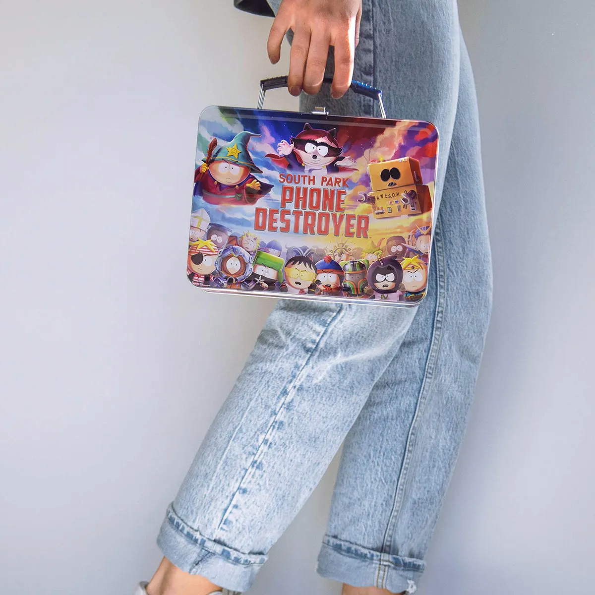 South Park Phone Destroyer Vintage Tin Lunch Box