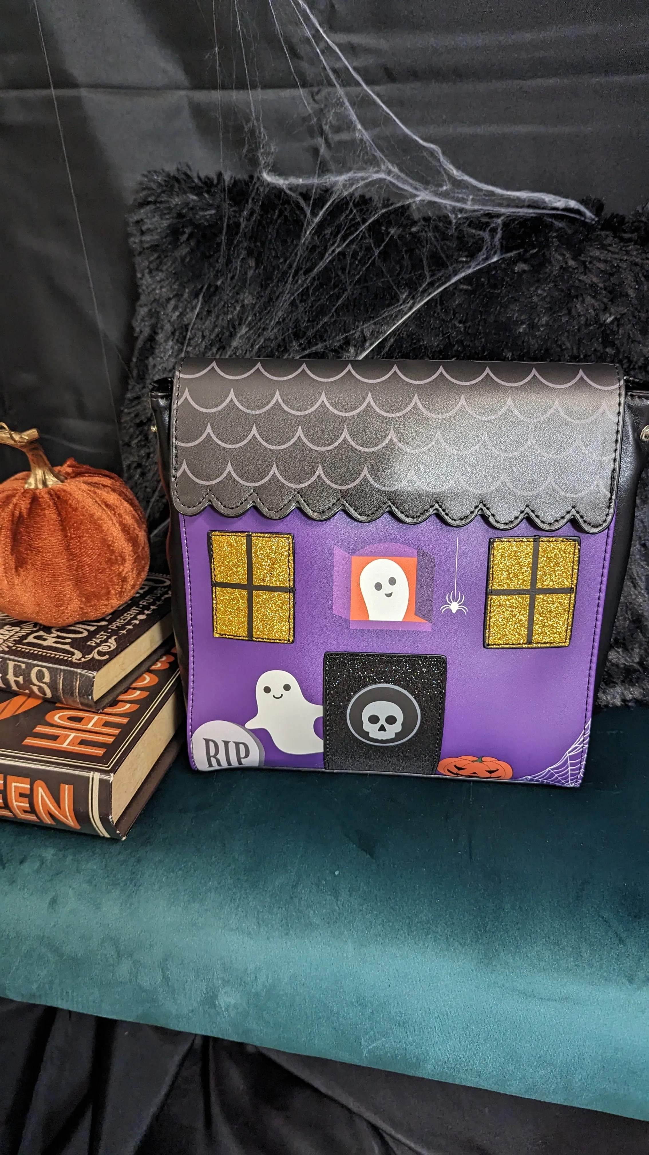 Spooky Boo House Backpack