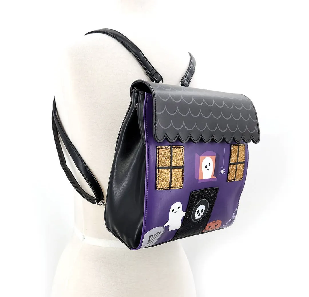 Spooky Boo House Backpack