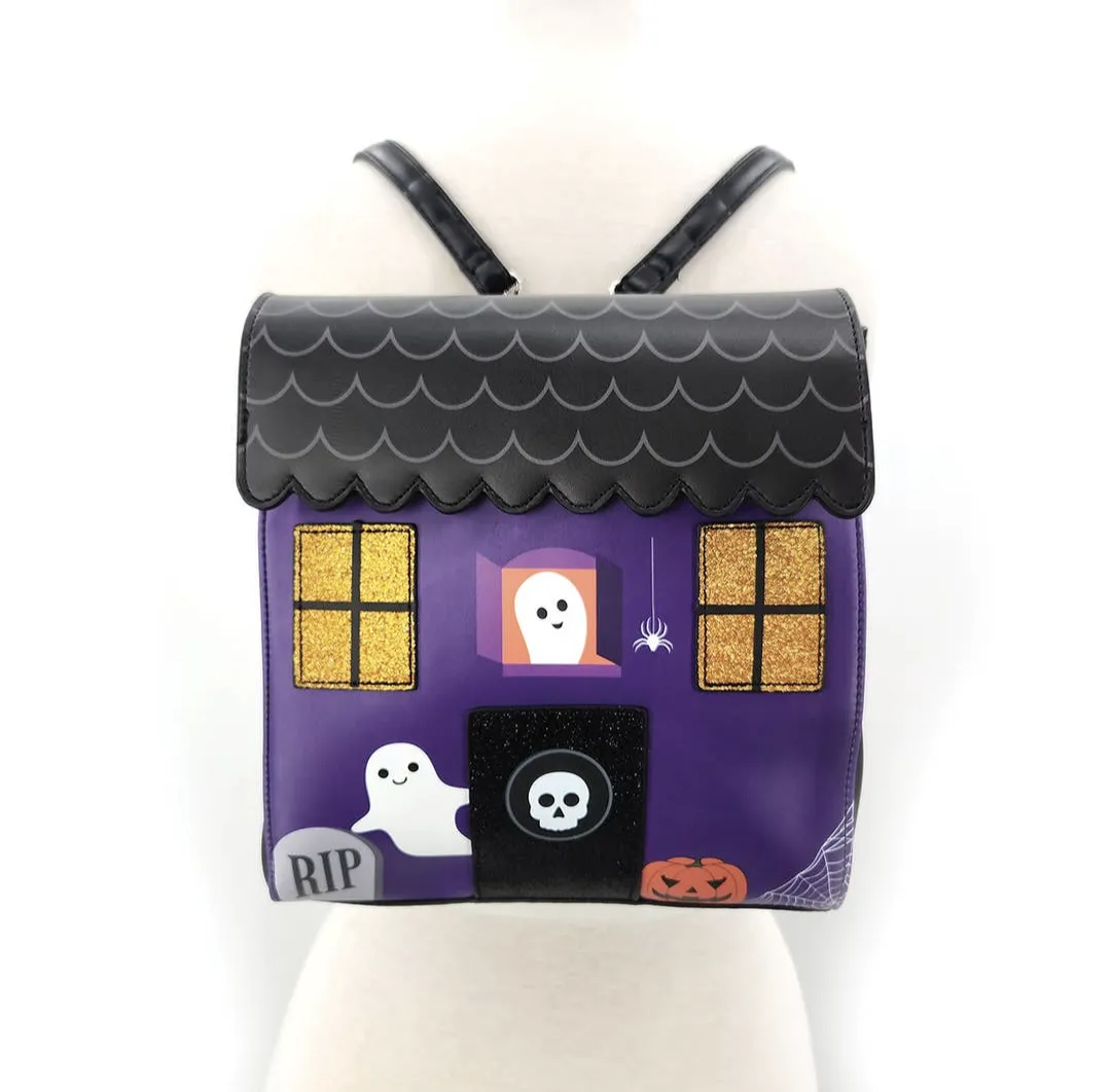 Spooky Boo House Backpack