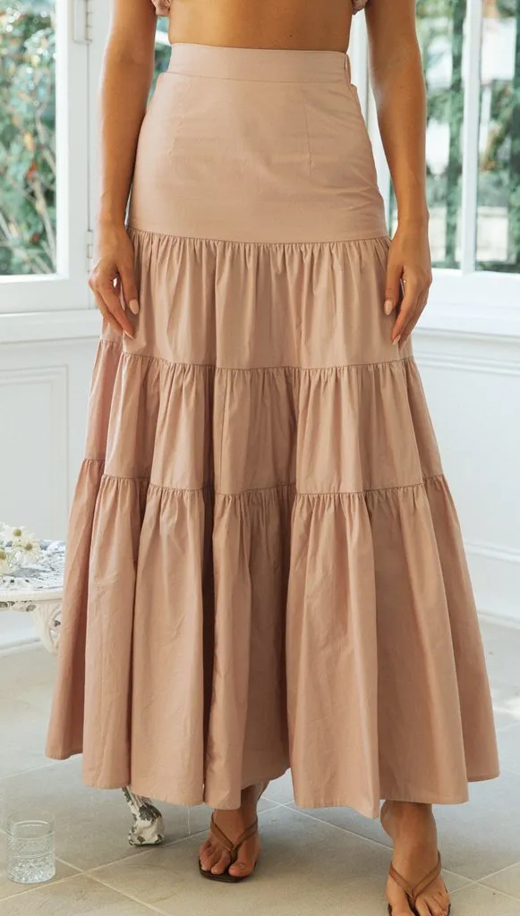 Summer Playful Mischief Two Piece skirt set | Ruffle Crop top | Two piece Maxi Dress | Coord Sets women