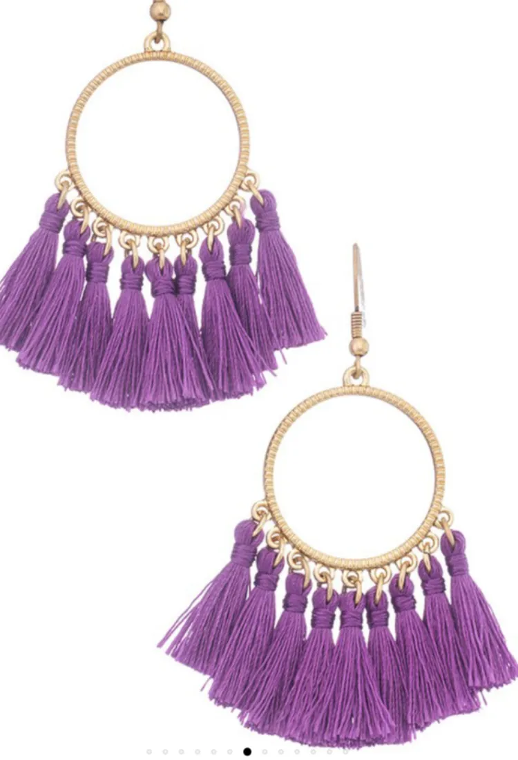 Tassel Drop Earrings