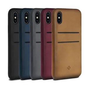 Twelve South Relaxed Leather Case w/ Card Pocket For iPhone XS / X