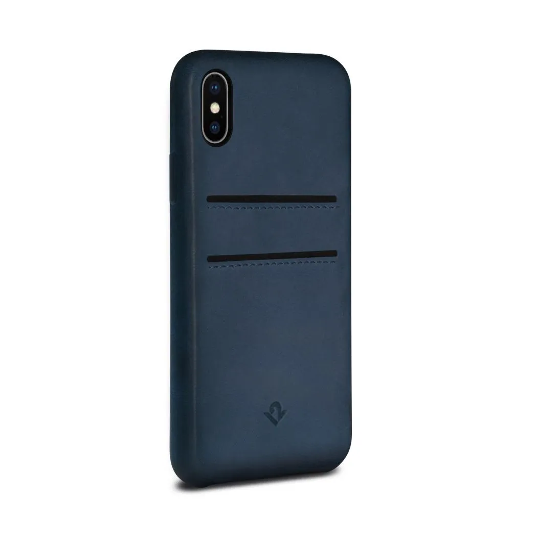 Twelve South Relaxed Leather Case w/ Card Pocket For iPhone XS / X