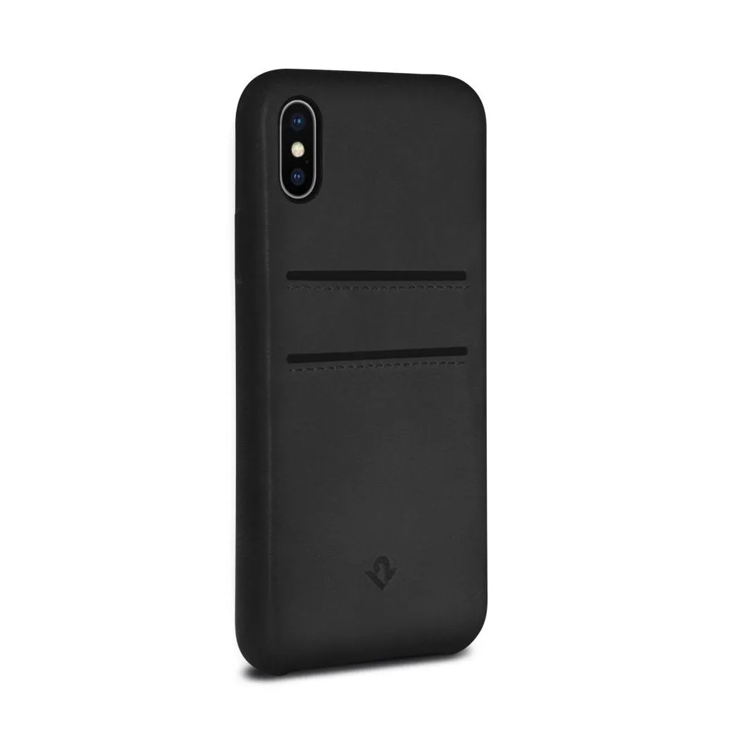 Twelve South Relaxed Leather Case w/ Card Pocket For iPhone XS / X