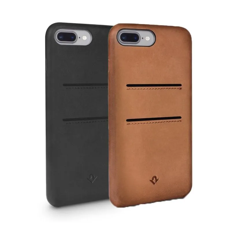 Twelve South Relaxed Leather Case W/ Pockets For iPhone 8 PLUS/7 PLUS/ 6s PLUS