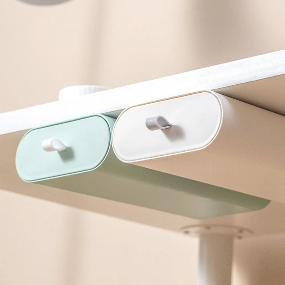 Under The Table Drawer Organizer Storage Box