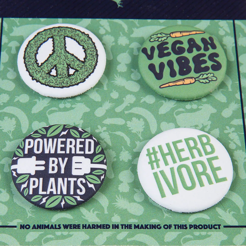 Vegan Button Set