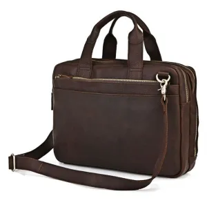 Vintage Portfolio Genuine Leather laptop Bag