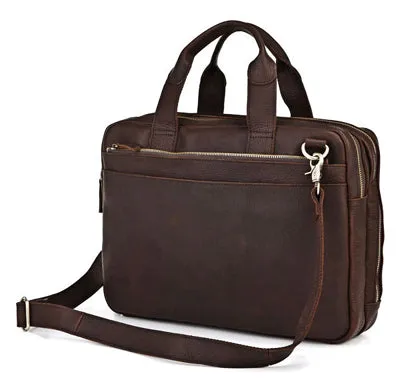 Vintage Portfolio Genuine Leather laptop Bag
