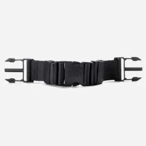 Waist strap for backpack - attach, adjust and remove