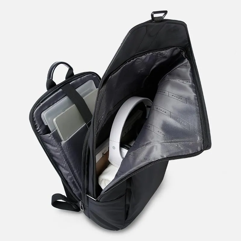 Waterproof Anti-theft Laptop Backpack for Daily Work and Business - 15.6 Inch - Grey