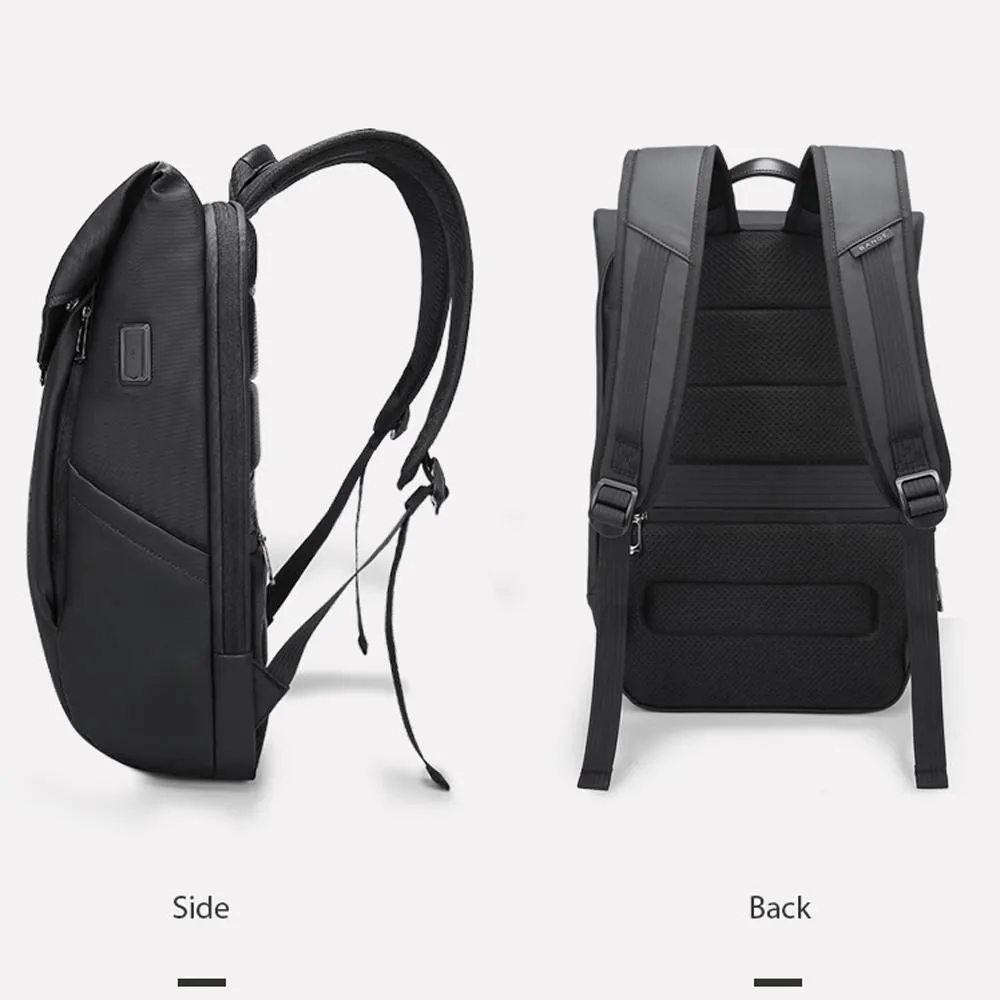 Waterproof Anti-theft Laptop Backpack for Daily Work and Business - 15.6 Inch - Grey