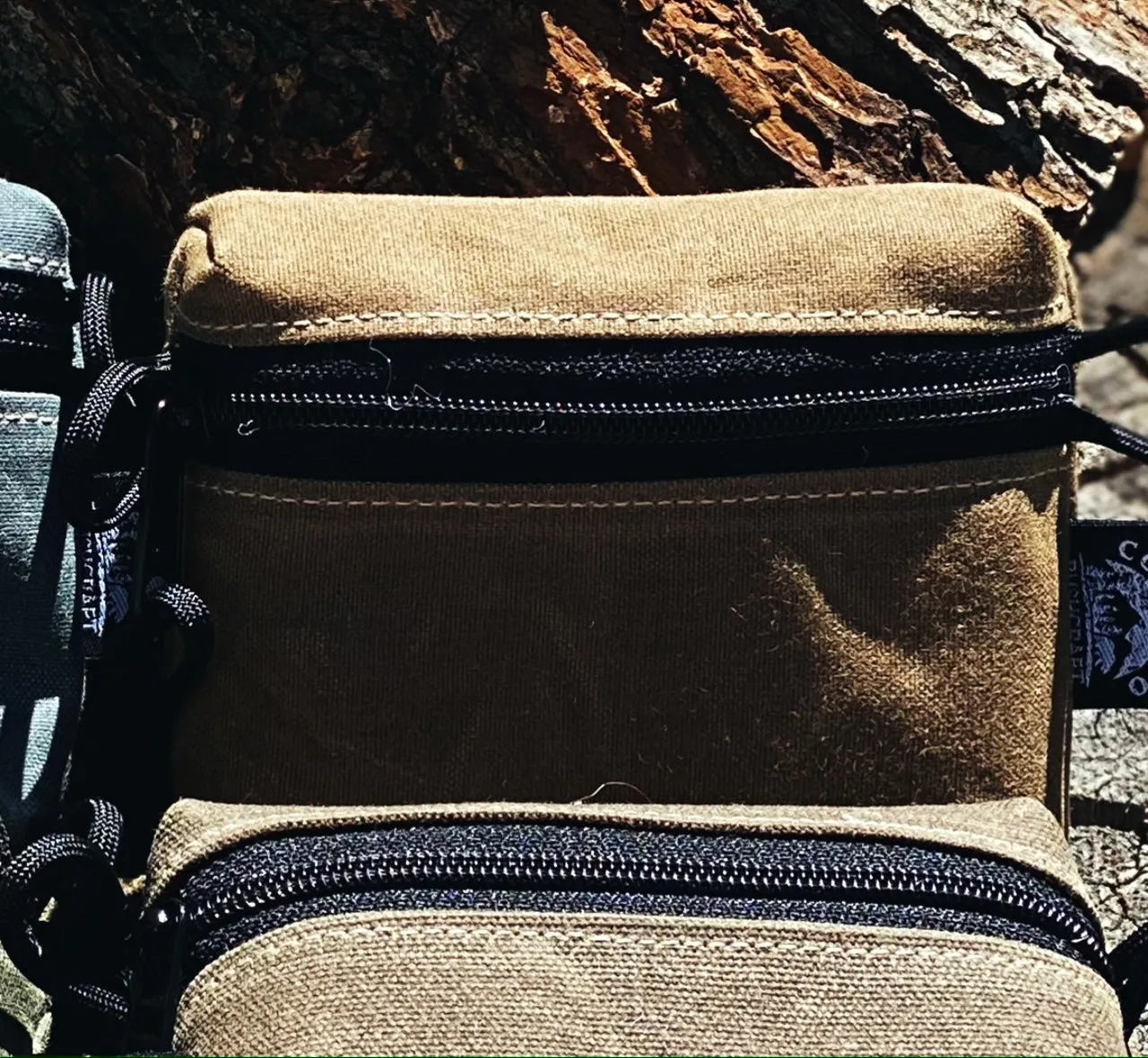 Waxed Canvas Traditional EDC Pocket Pouch Bushcraft Survival Camping Possibles Dopp Grooming (Various Colors)
