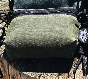 Waxed Canvas Traditional EDC Pocket Pouch Bushcraft Survival Camping Possibles Dopp Grooming (Various Colors)