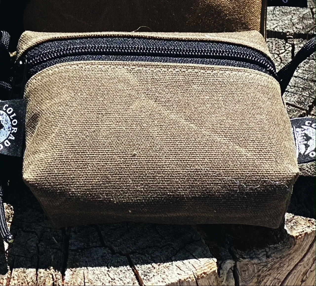 Waxed Canvas Traditional EDC Pocket Pouch Bushcraft Survival Camping Possibles Dopp Grooming (Various Colors)