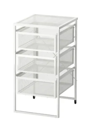 White Metal Drawer Organizer
