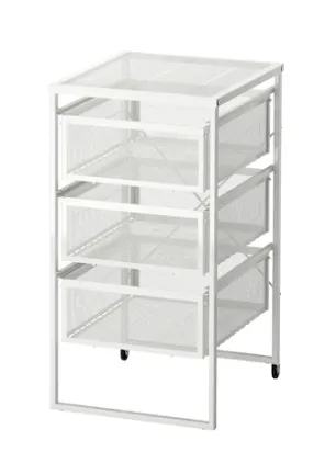 White Metal Drawer Organizer