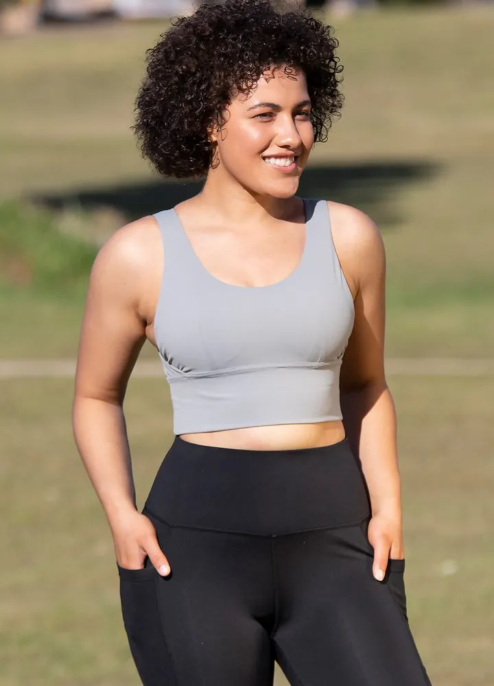 Wide Strap U Back Sports Bra