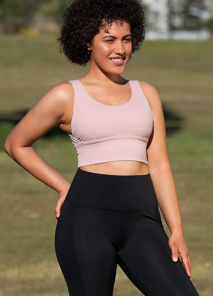 Wide Strap U Back Sports Bra
