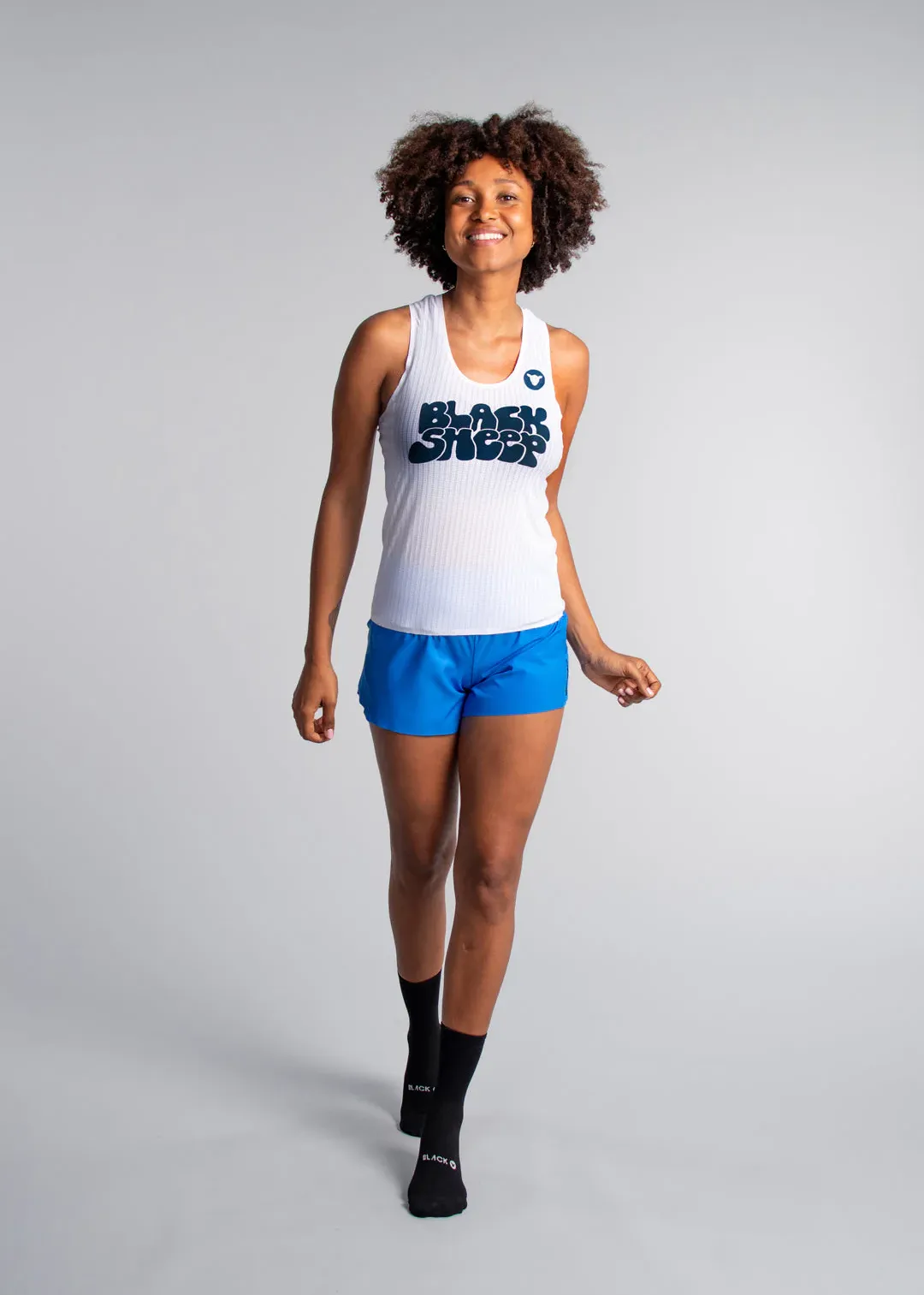 Women's Fly Singlet - Sports Club White