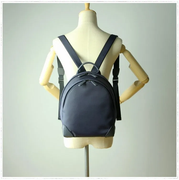 Womens Nylon Small Backpack Bag Coffee Best Mini Backpack Purse Nylon Rucksack for Ladies