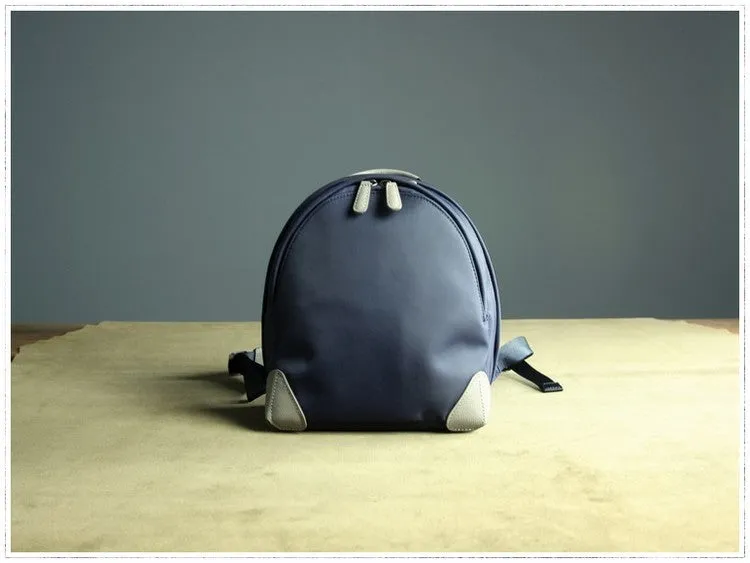 Womens Nylon Small Backpack Bag Coffee Best Mini Backpack Purse Nylon Rucksack for Ladies