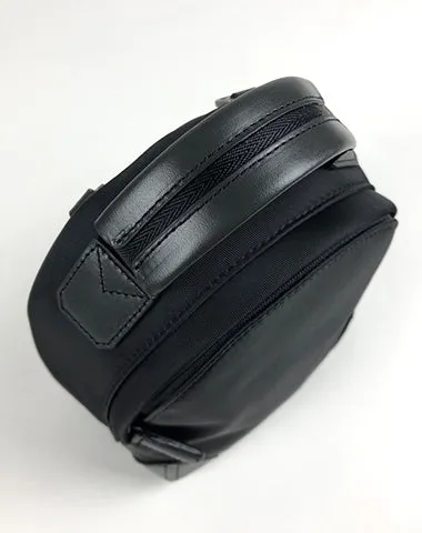 Womens Nylon Small Backpack Bag Light Gray Convertible Crossbody Bag Nylon Backpack Shoulder Bag for Ladies
