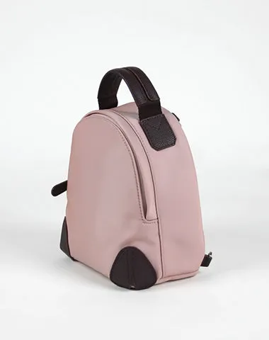 Womens Nylon Small Backpack Bag Light Gray Convertible Crossbody Bag Nylon Backpack Shoulder Bag for Ladies